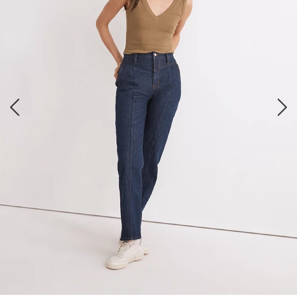 Madewell Perfect Vintage Straight Jean seamed edition